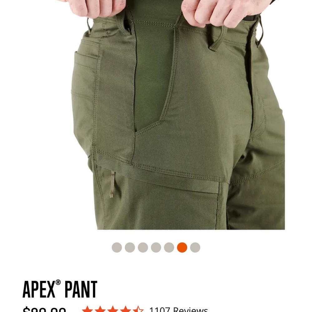 5.11 Men’s khaki tactical pants-lightly worn- 36x30-FREE SHIPPING!! - Picture 2 of 4